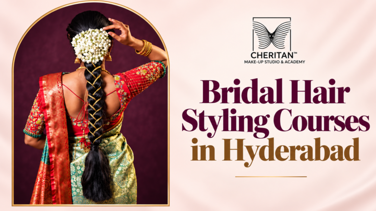 Bridal hairstyling course at Cheritan Makeup Academy, Hyderabad